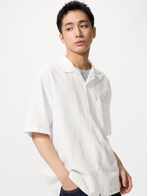 Kemeja Katun Linen | Lengan Pendek