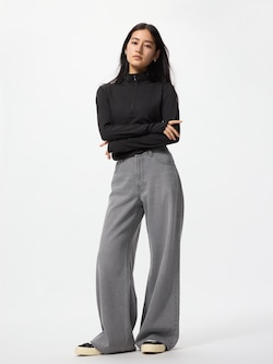 Drapey Wide Flare Jeans (Baggy Jeans)