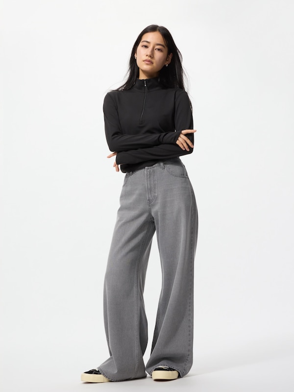 Drapey Wide Flare Jeans (Baggy Jeans)
