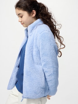 KIDS Fluffy Yarn Fleece Full-Zip Jacket