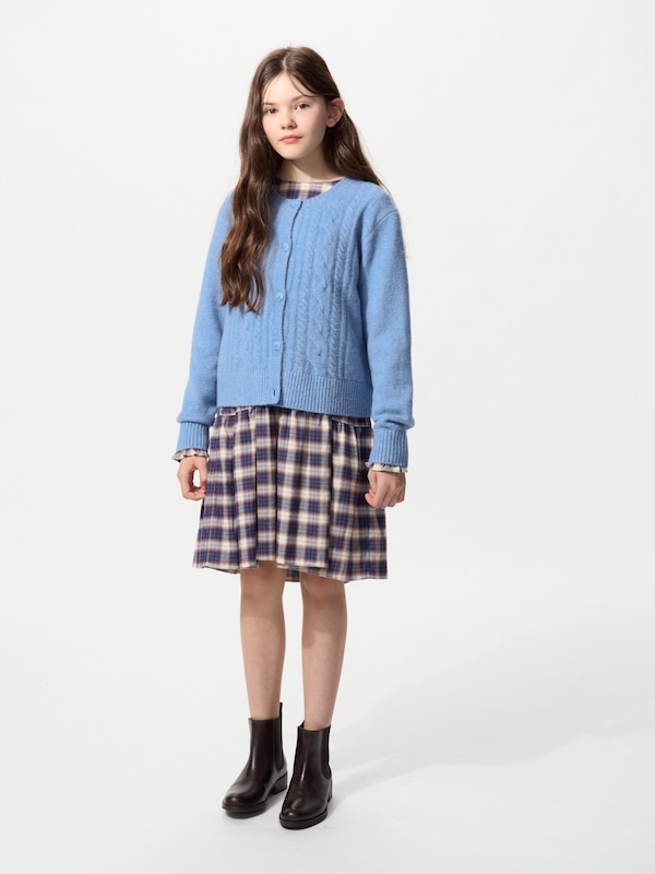 GIRLS Souffle Yarn Cardigan
