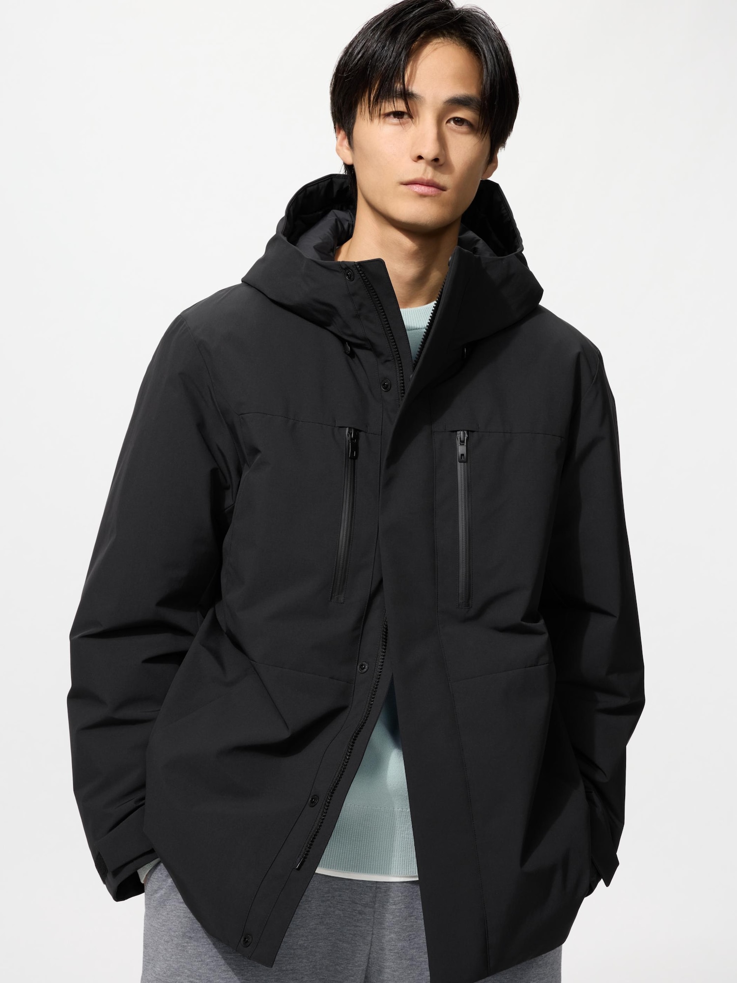 【BRIEFING】MEN’S HYBRID DOWN PARKA Men's Hybrid Down Parka | UNIQLO ID