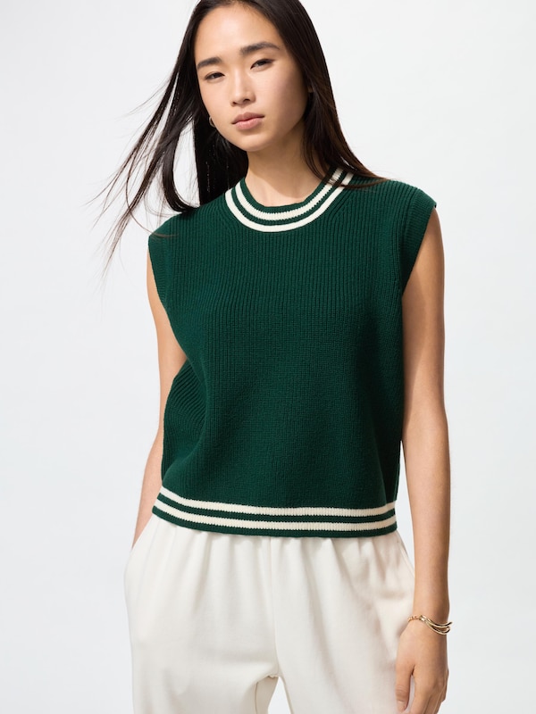 Crew Neck Vest
