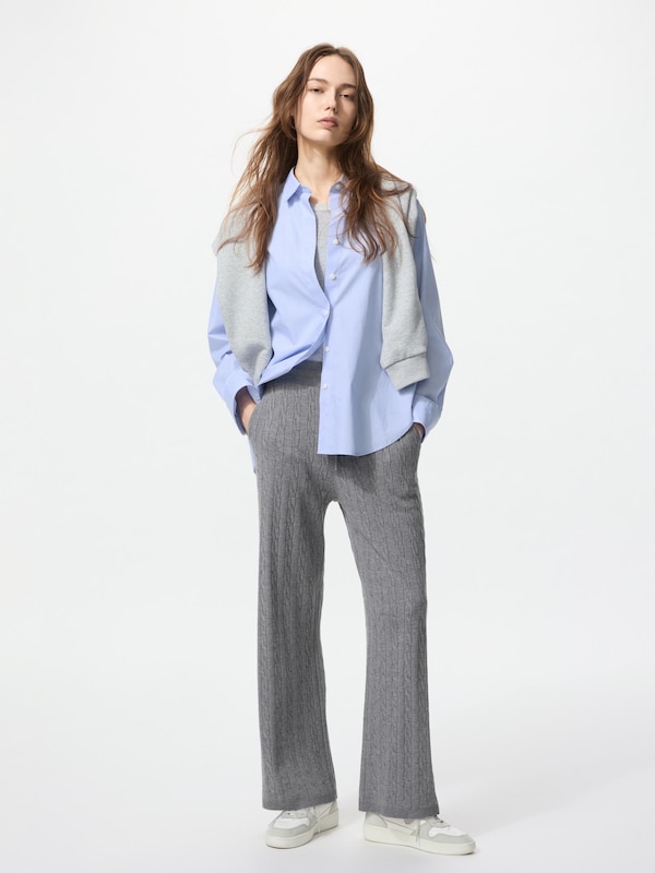 Washable Knit Cable Pants