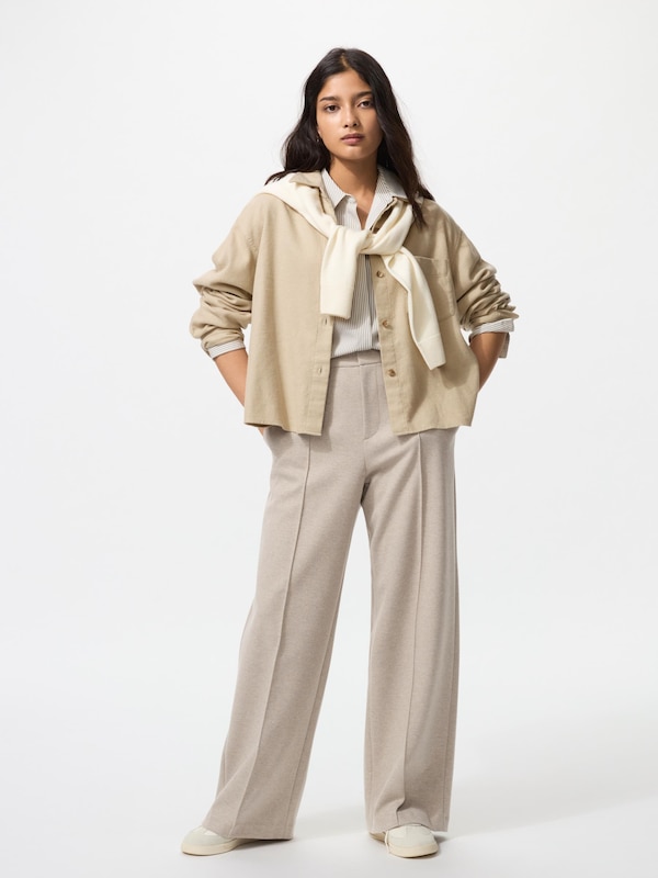 Brushed Jersey Wide Pants
