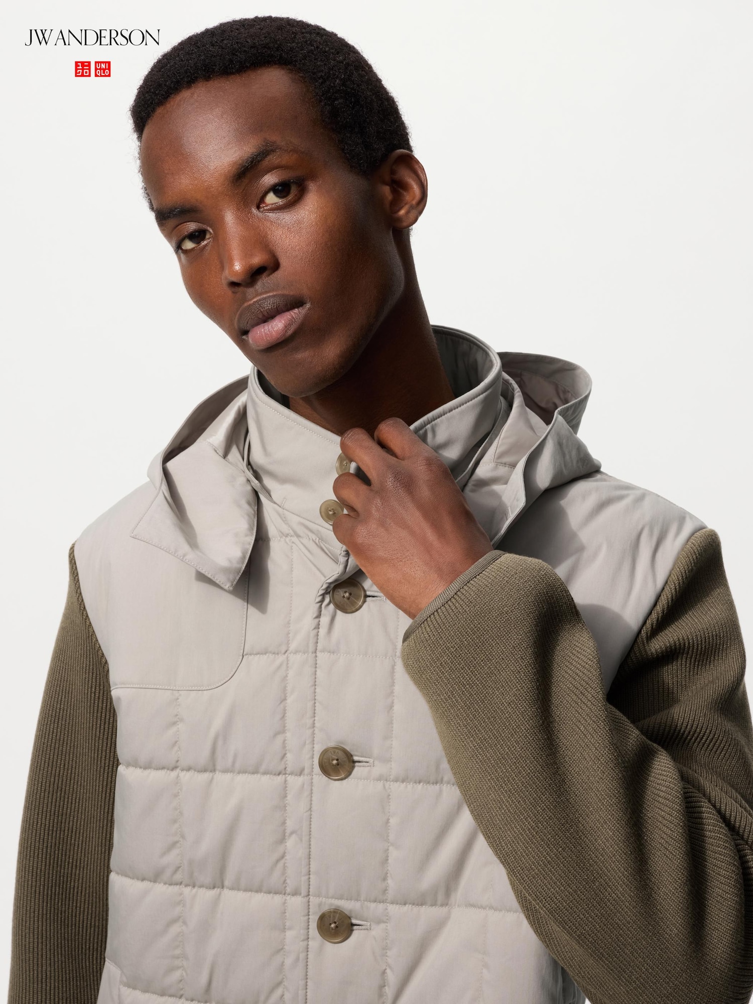 Quantino Jacket Men's Combination Quilted Jacket | UNIQLO ID