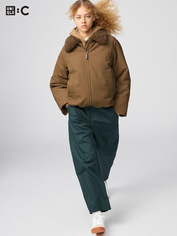 Cotton Curve Ankle Pants