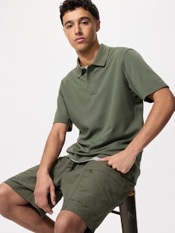AIRism Cotton Pique Polo Shirt