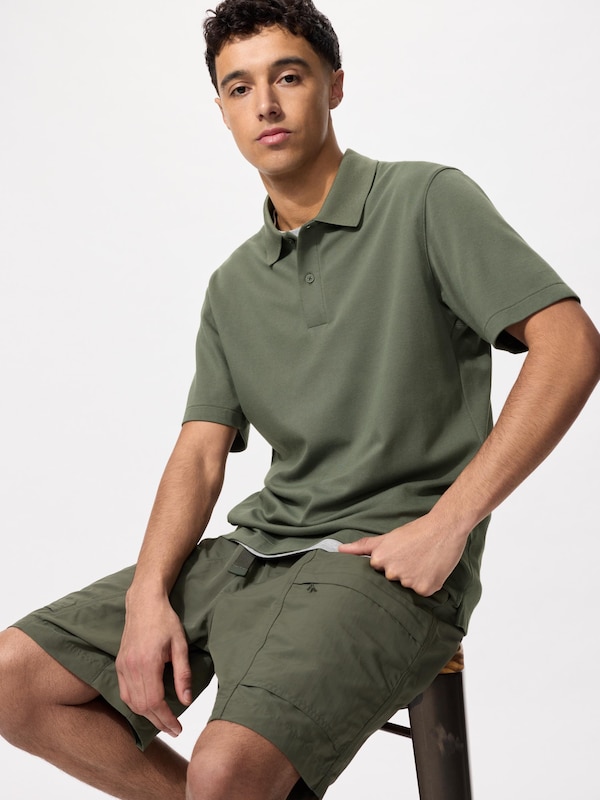 AIRism Cotton Pique Polo Shirt