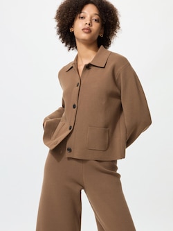 Milano Ribbed Knitted Jacket