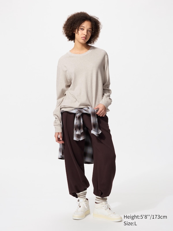 Soft Touch Crew Neck T-Shirt Long Sleeve