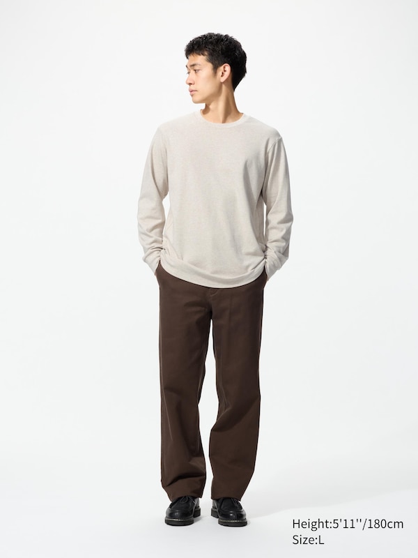 Soft Touch Crew Neck T-Shirt Long Sleeve