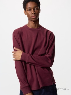 Soft Knitted Fleece Crew Neck T-Shirt