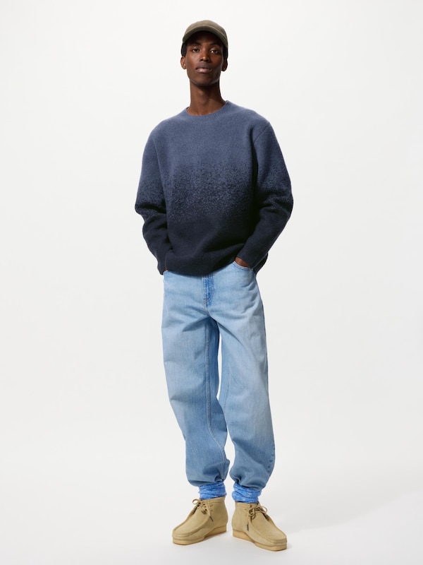 Souffle Yarn Crew Neck Sweater
