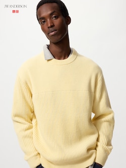 Ribbed Crew Neck Sweater Long Sleeve