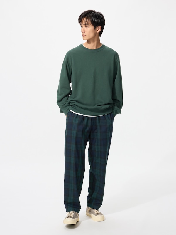 Flannel Easy Ankle Pants