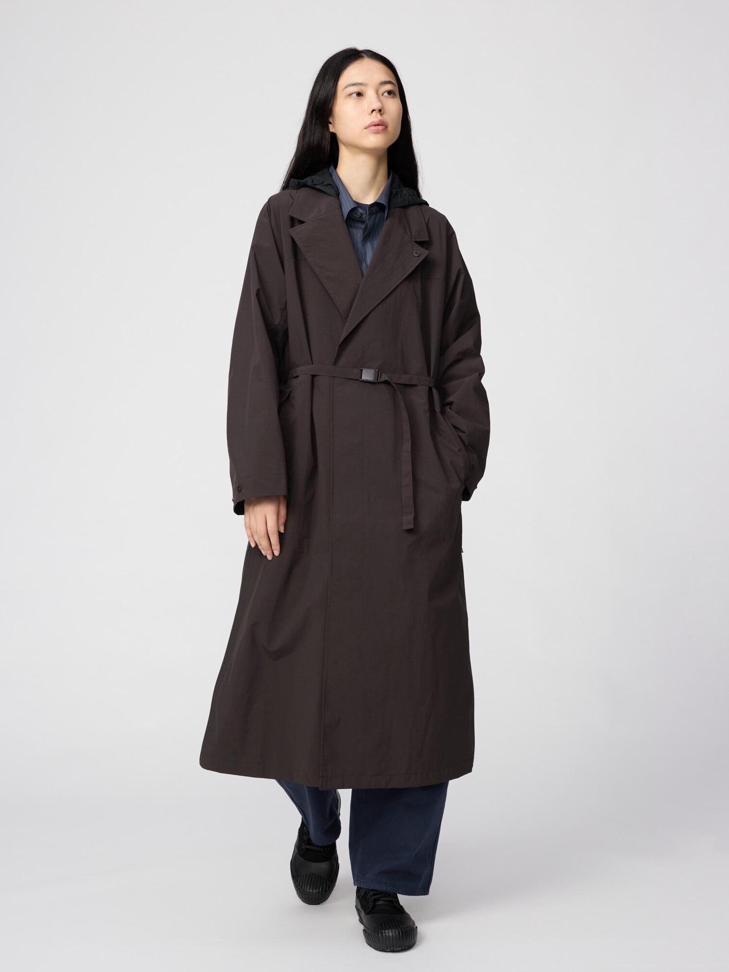 Women's Single Breasted Long Coat | UNIQLO ID