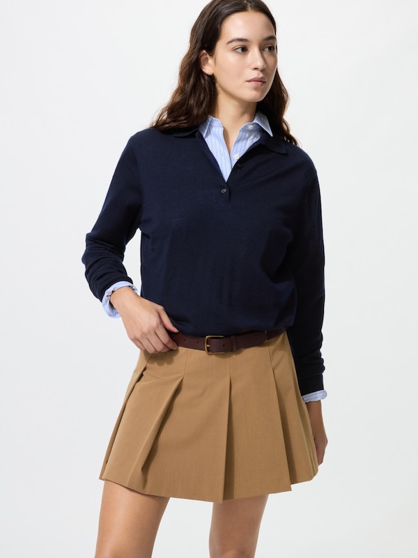 Pleated Skort