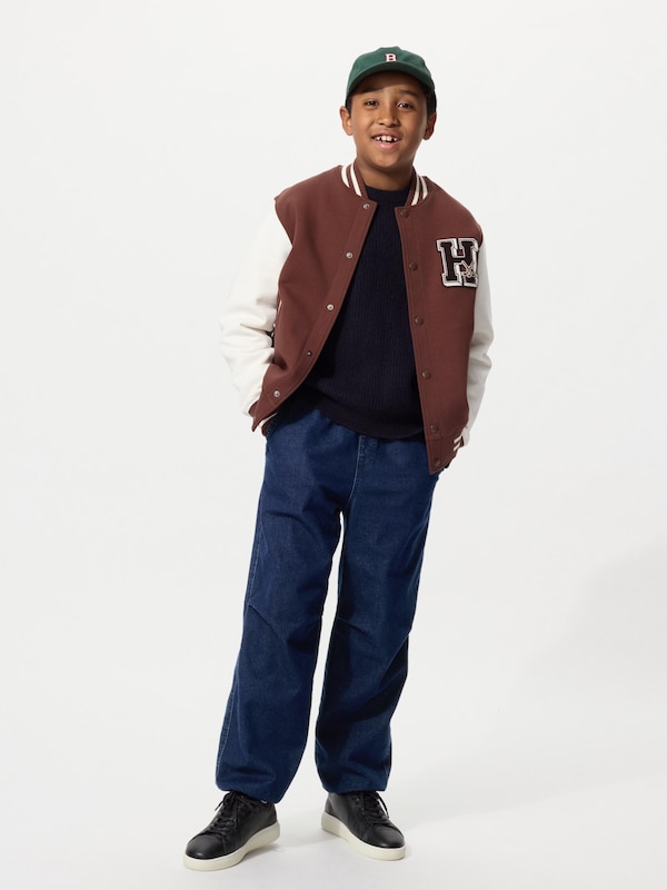 KIDS Warm Lined Pants Denim