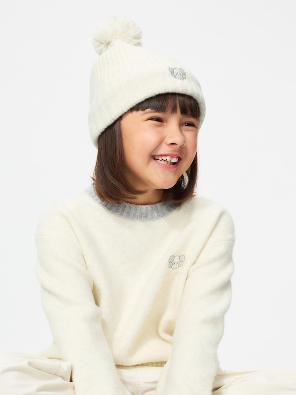 KIDS HEATTECH Souffle Yarn Knitted Cap