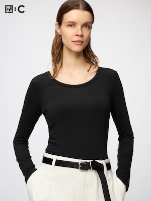 HEATTECH Extra Warm Cashmere Blend Scoop Neck T-Shirt