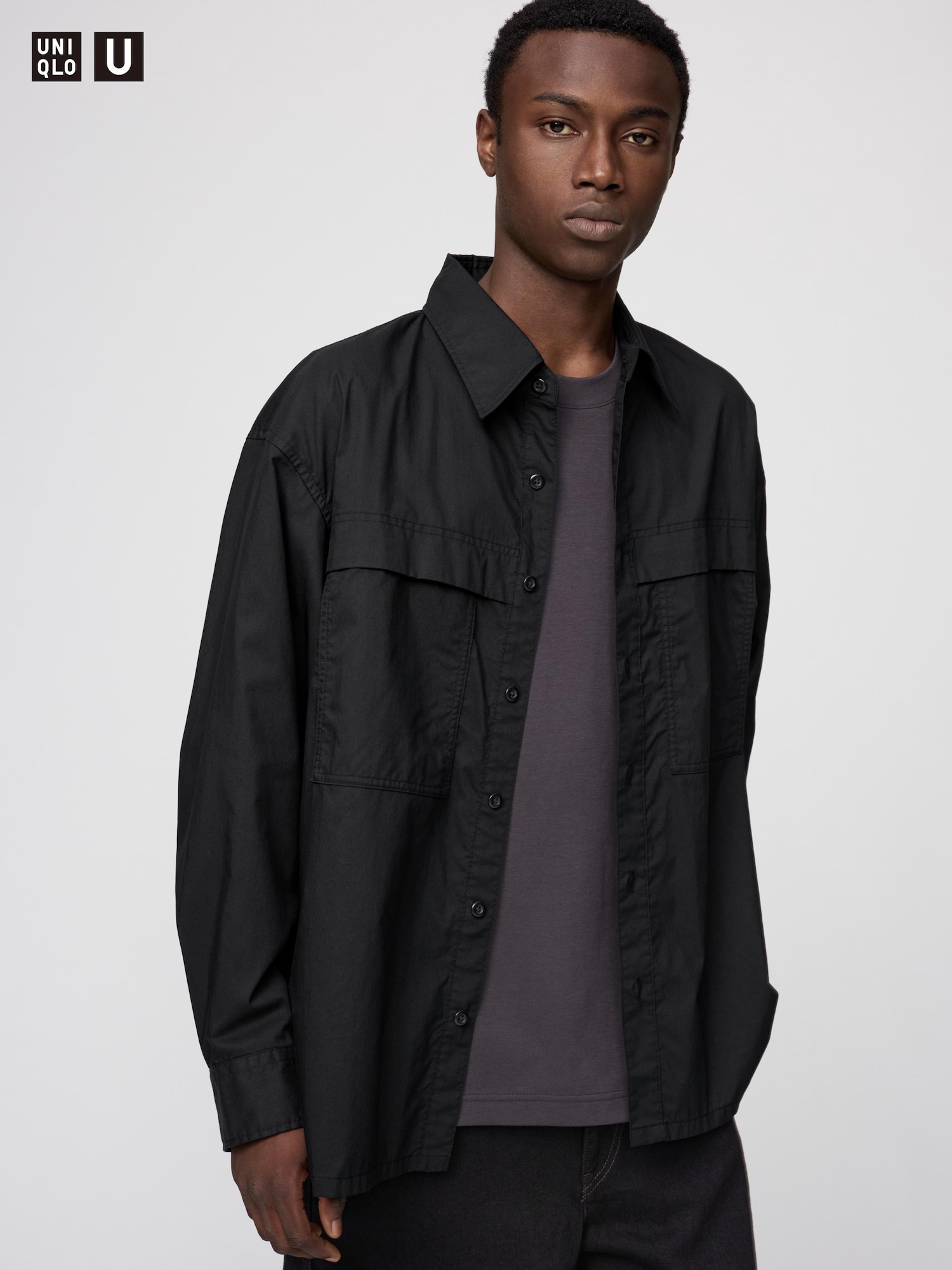 Unisex Utility Oversized Shirt | Long Sleeve | UNIQLO ID