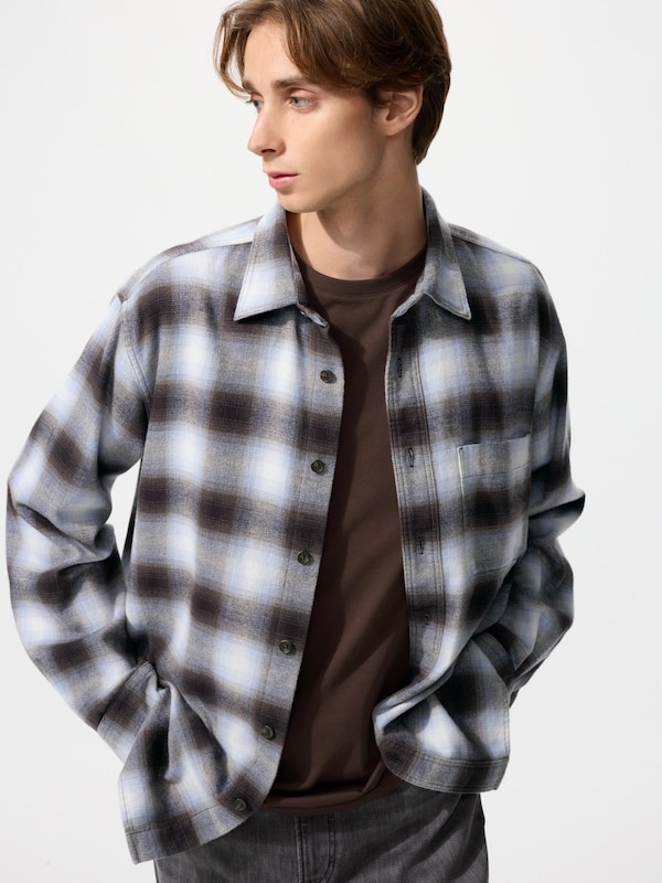 Flannel Checked Shirt | Long Sleeve
