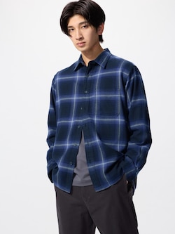 Kemeja Flannel Kotak | Lengan Panjang