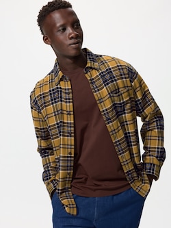 Flannel Checked Shirt Long Sleeve