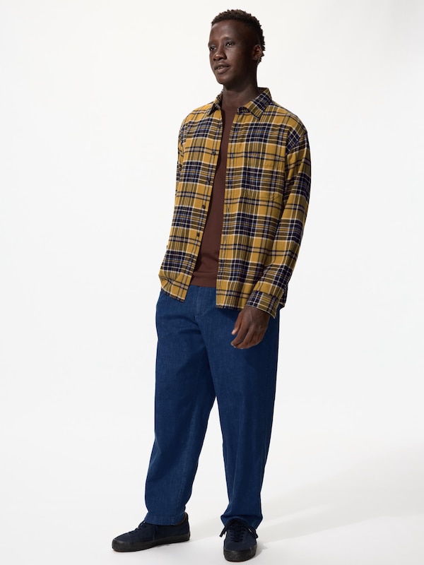 Flannel Checked Shirt Long Sleeve