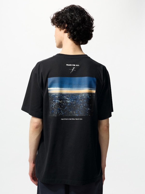 Peace For All Crew Neck Short Sleeve T-Shirt (Koji Yakusho)