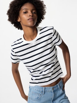 Mini Striped T-Shirt (Cropped Top)