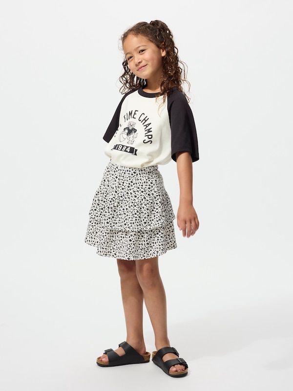 GIRLS Jersey Printed Mini Skort