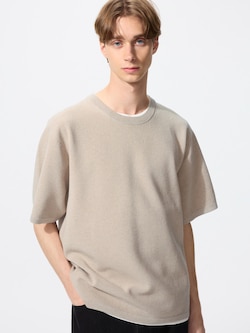 Washable Milano Ribbed Knitted T-Shirt