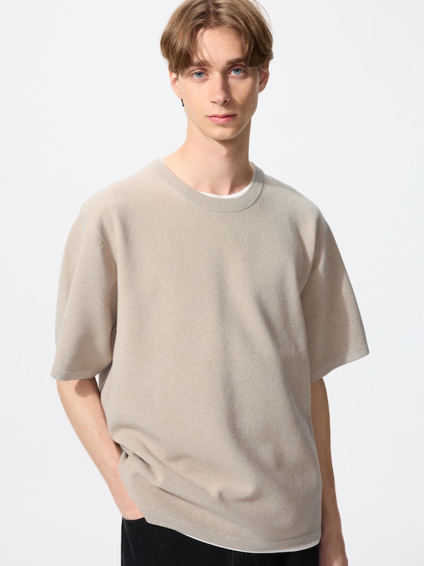 Washable Milano Ribbed Knitted T-Shirt