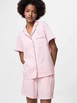 AIRism Katun Piyama Lengan Pendek