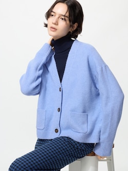 Light Souffle Yarn Short Cardigan