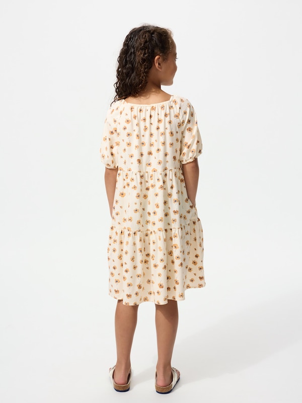 GIRLS Rayon Printed Dress