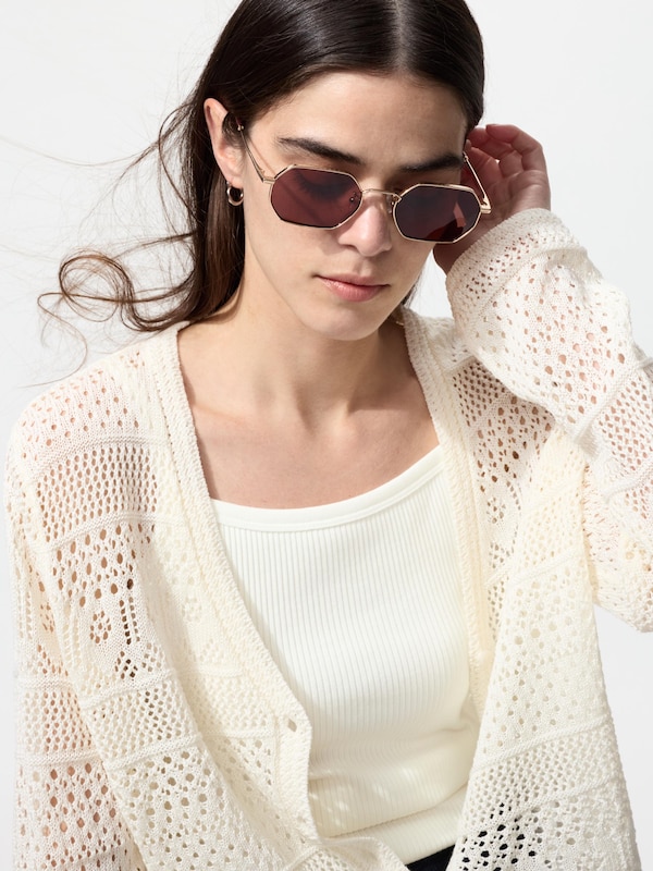 Sunglasses Metal Hexagon