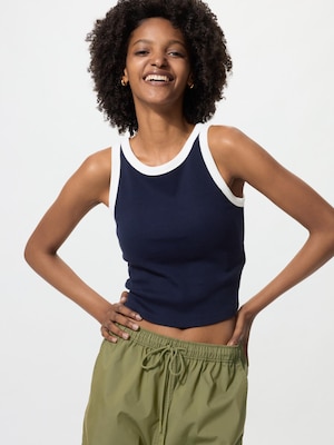 Ribbed Cropped Bra Top