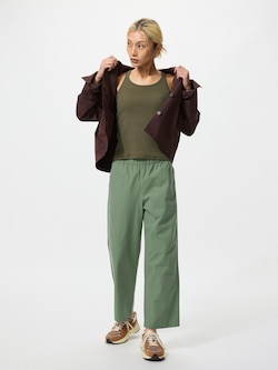 Cotton Relax Ankle Pants