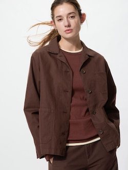 Linen Blend Coverall