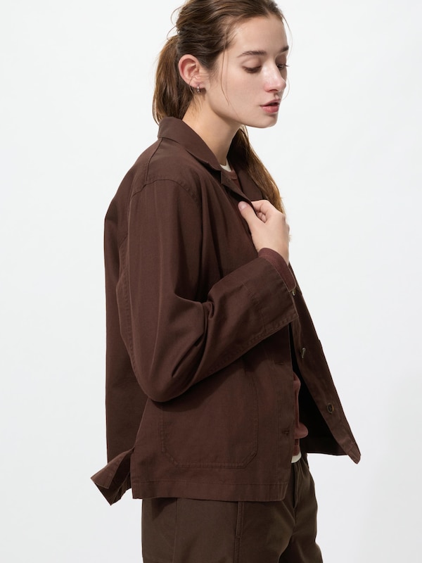 Linen Blend Coverall