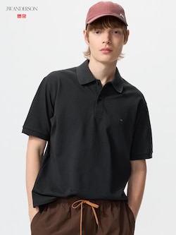 Dry Pique Patterned Polo Shirt