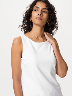 Crepe Jersey Boat Neck Bra Top