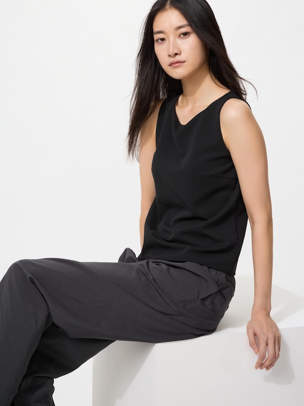 Crepe Jersey Boat Neck Bra Top