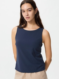 Crepe Jersey Boat Neck Bra Top