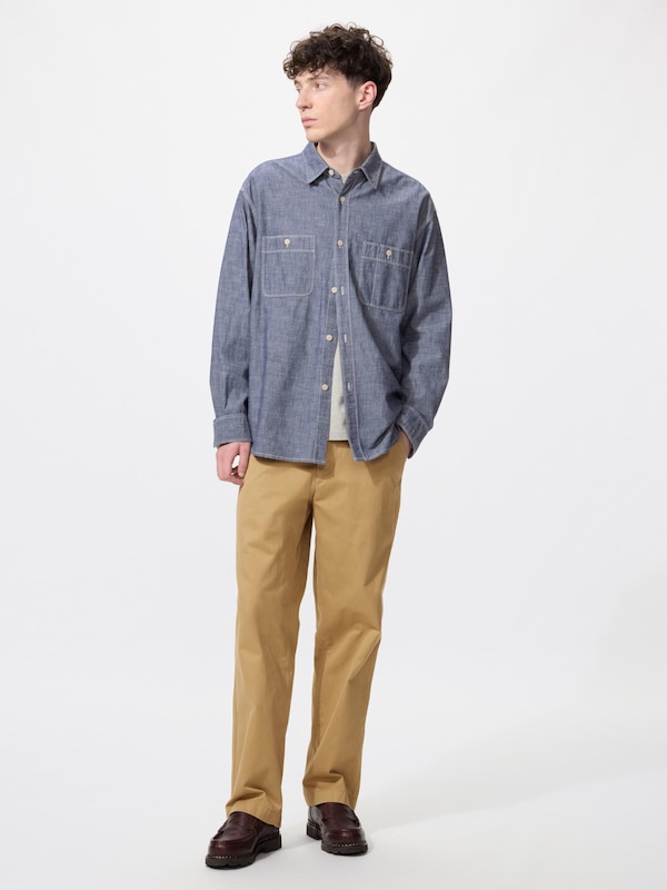 Chambray Over Shirt Long Sleeve