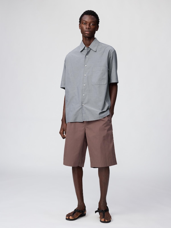 Pleated Wide Shorts