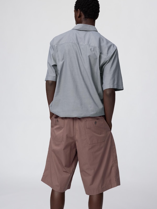 Pleated Wide Shorts